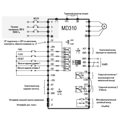 Преобразователь частоты MD310T18.5B
